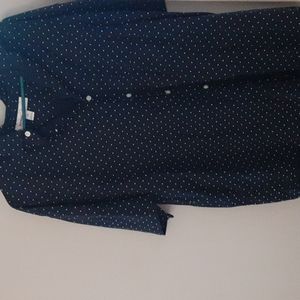 Mens poka dot button up